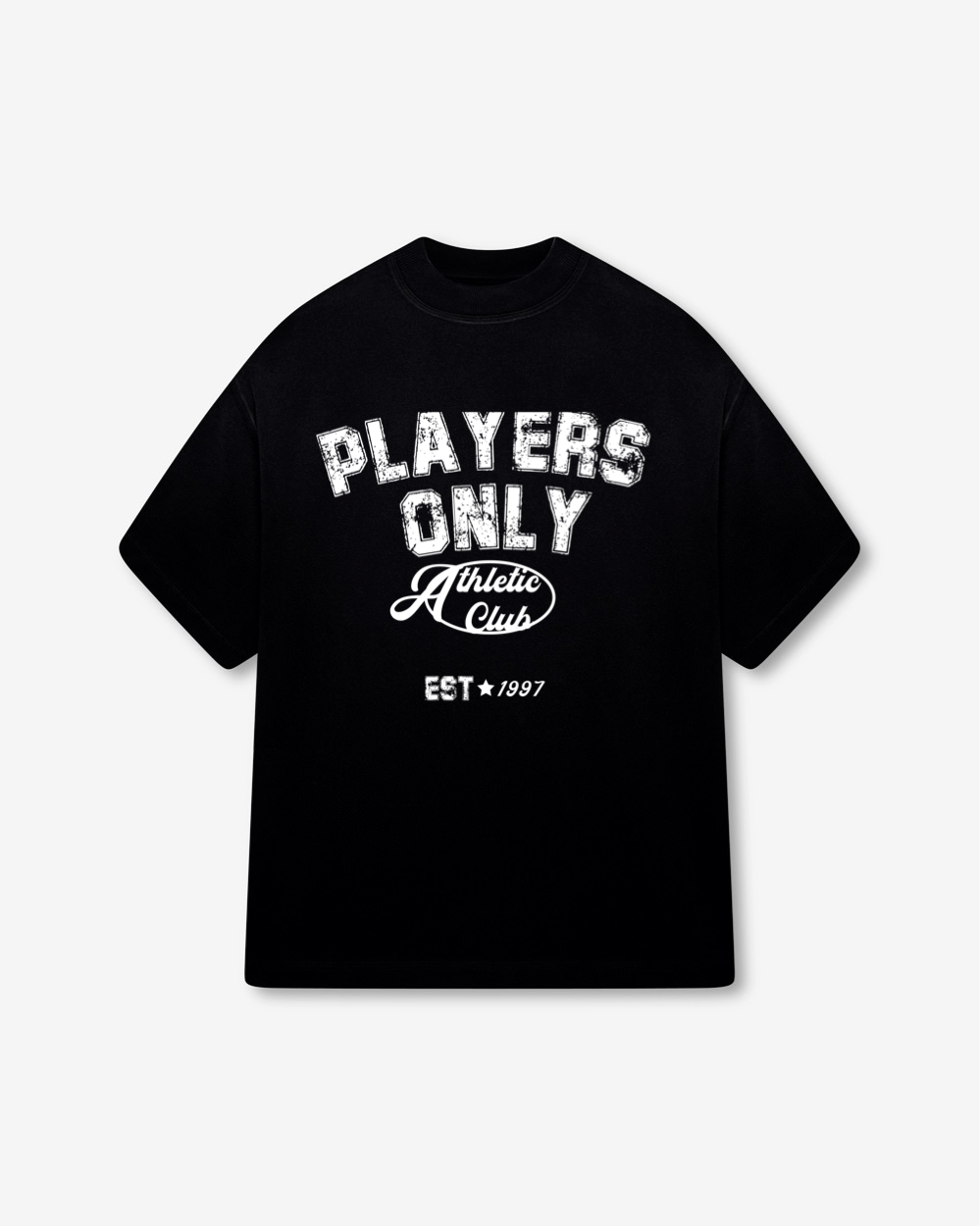 BLACK ATHLETIC CLUB TEE