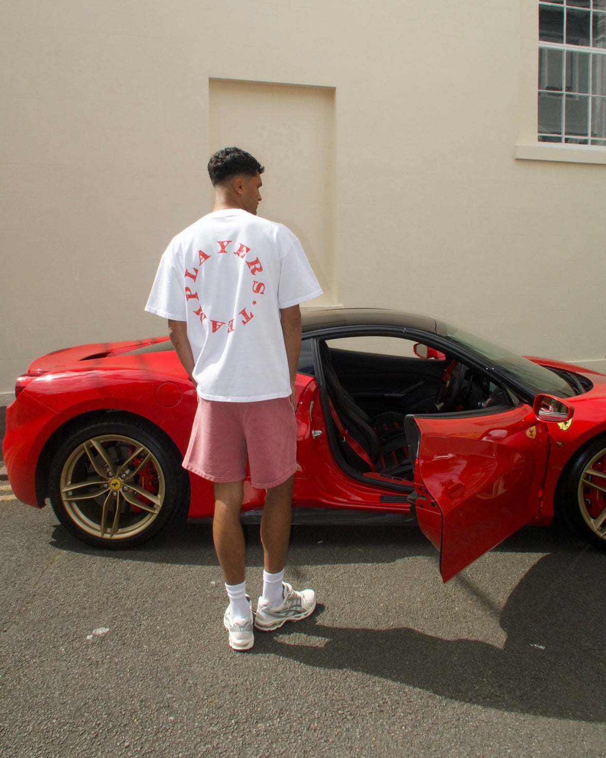 WHITE PLAYERS TEAM TEE