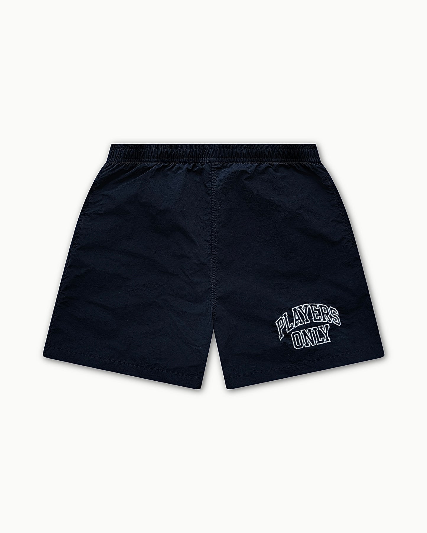 VARSITY EMBROIDERED SWIM SHORTS