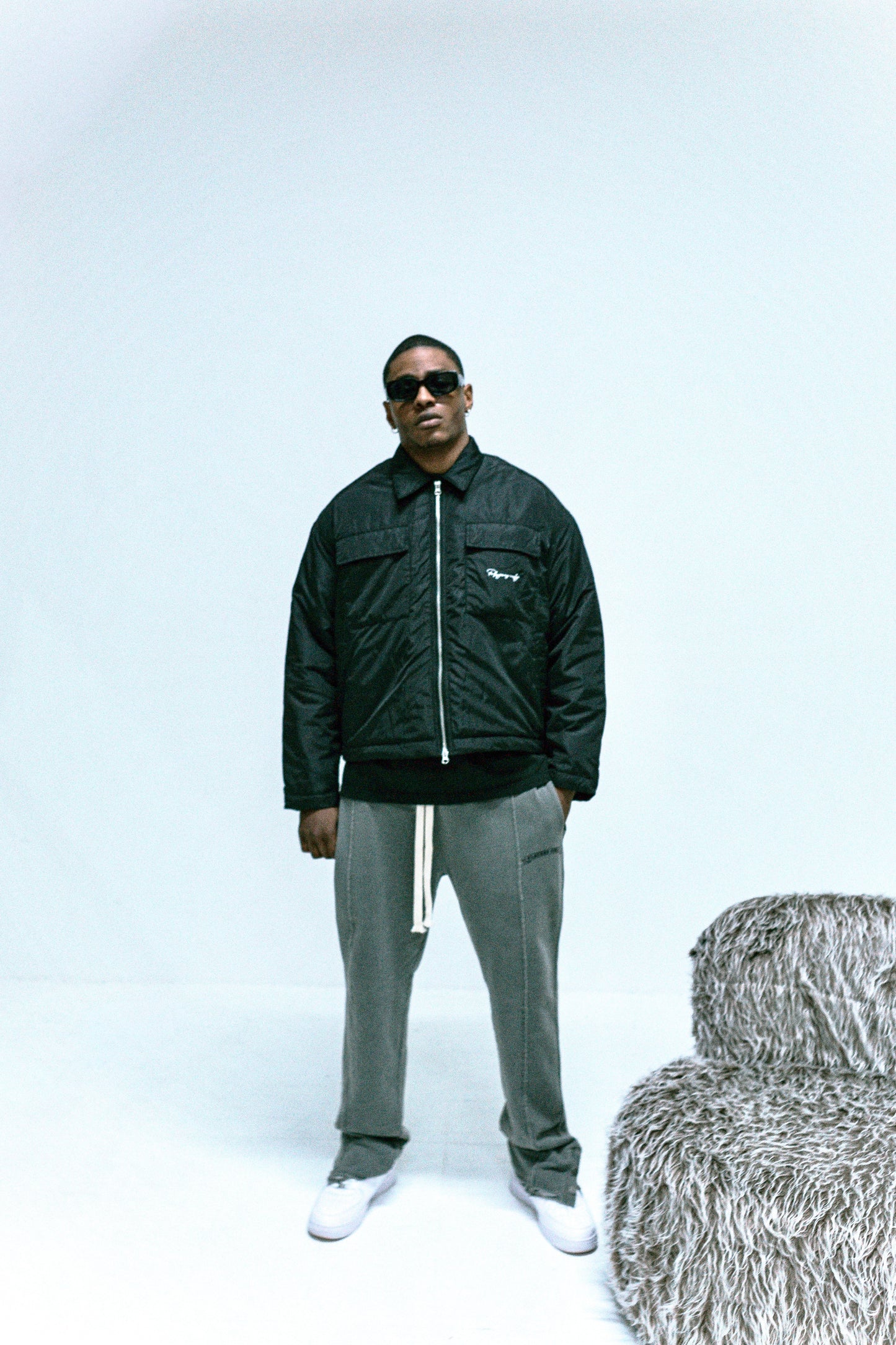 NYLON OVERSHIRT ZIPPER