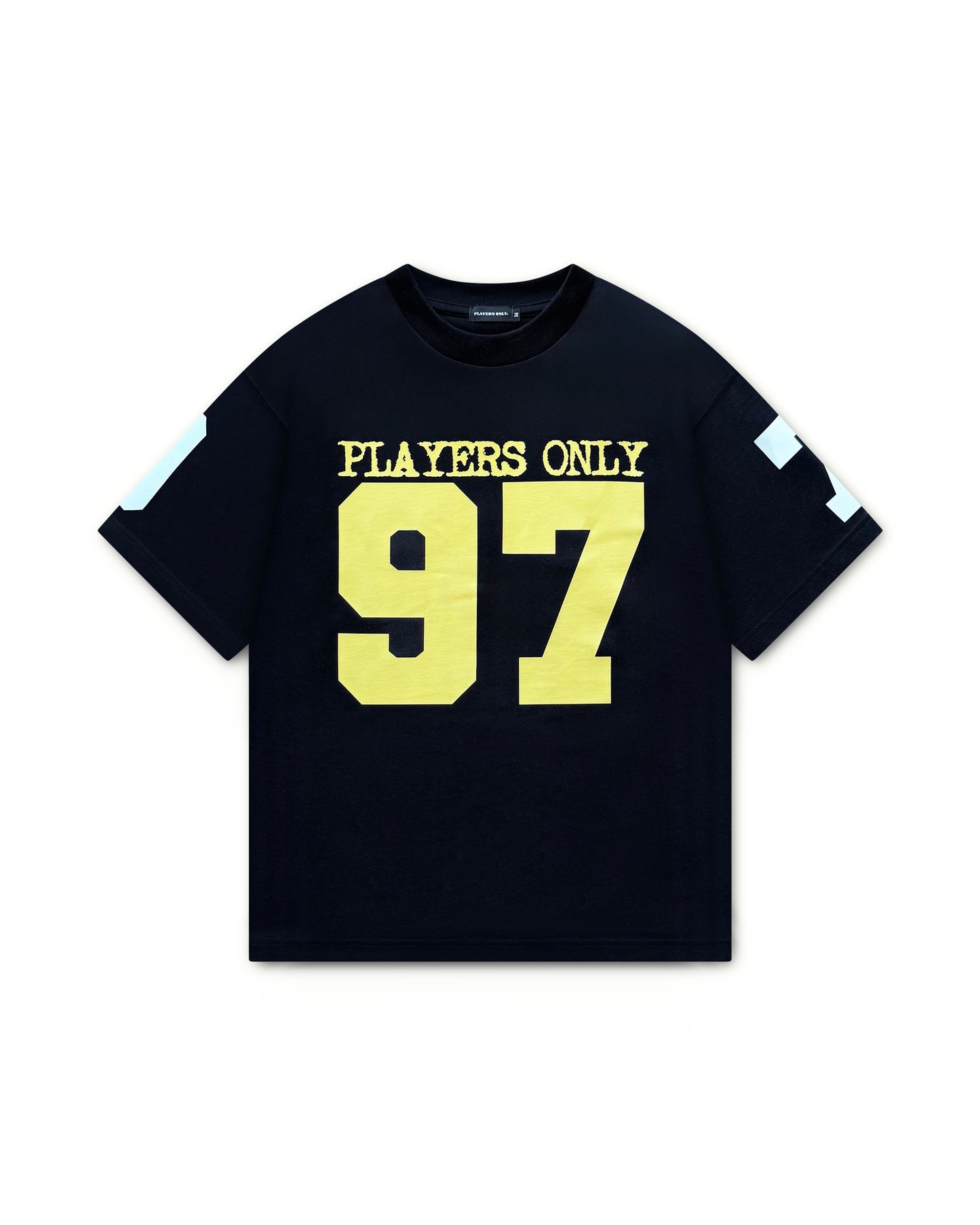 BLACK VARSITY TEE