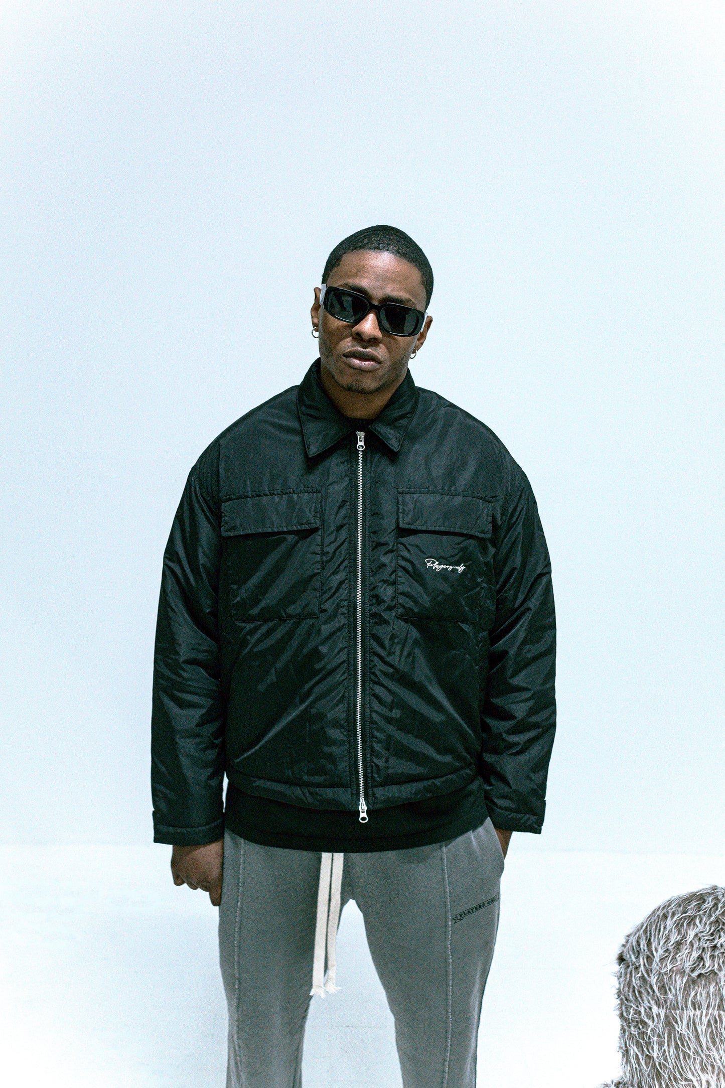 NYLON OVERSHIRT ZIPPER