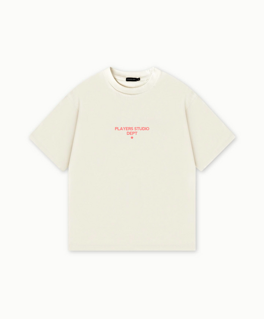 STUDIO DEPT ECRU TEE
