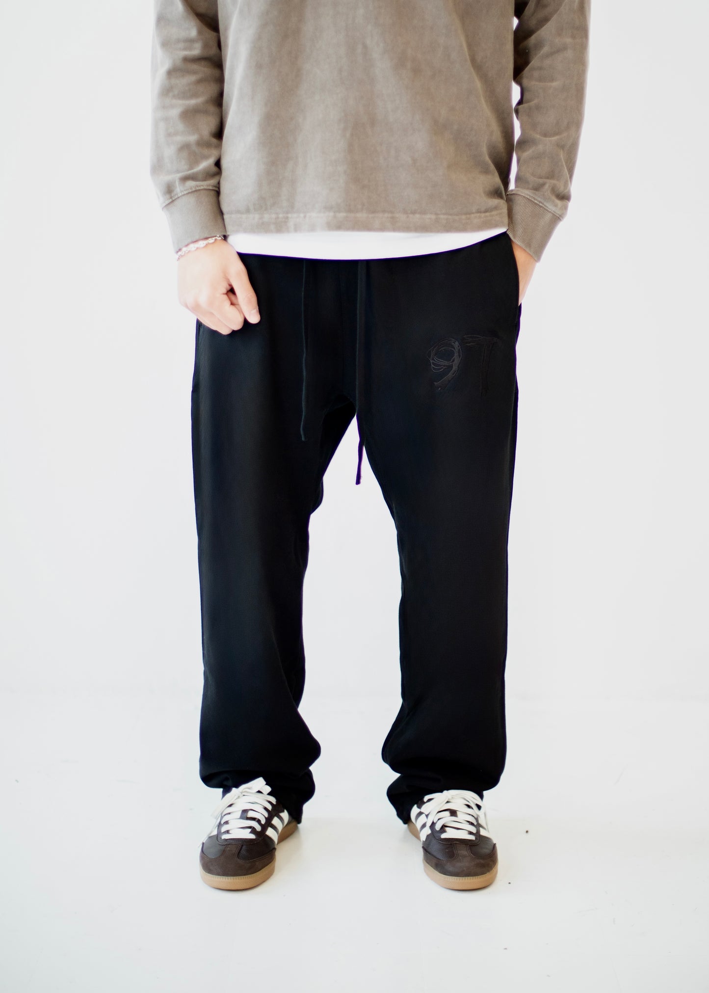 BLACKED OUT 97 EMBROIDERED SWEATPANTS