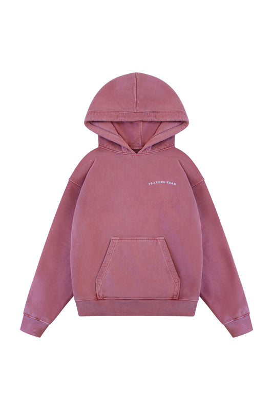 WASHED RED PLAYERS TEAM HOODIE