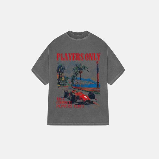 CHARCOAL MONACO TEE