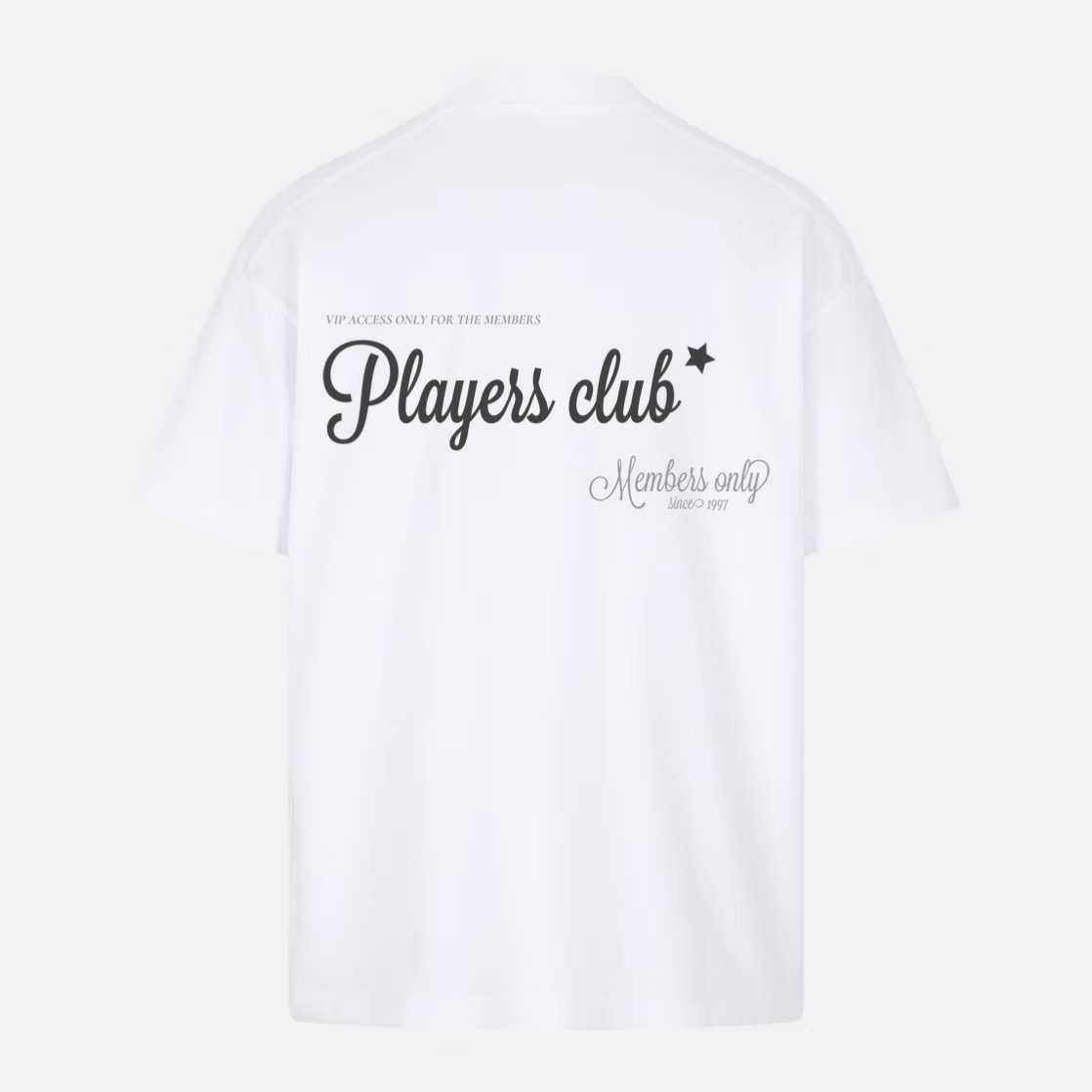 WHITE PLAYERS CLUB TEE