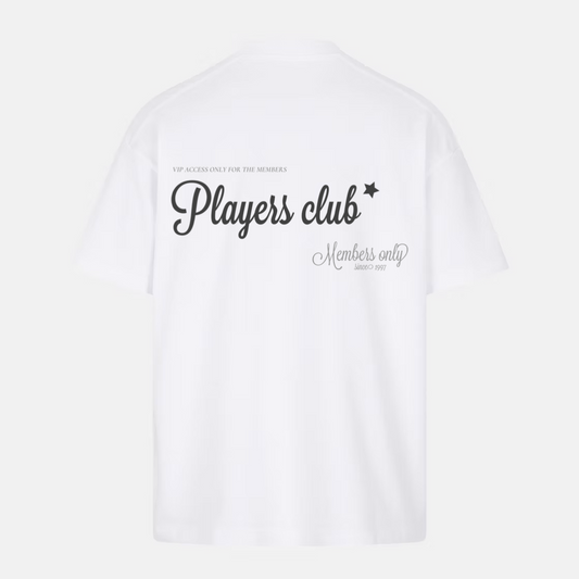 WHITE PLAYERS CLUB TEE