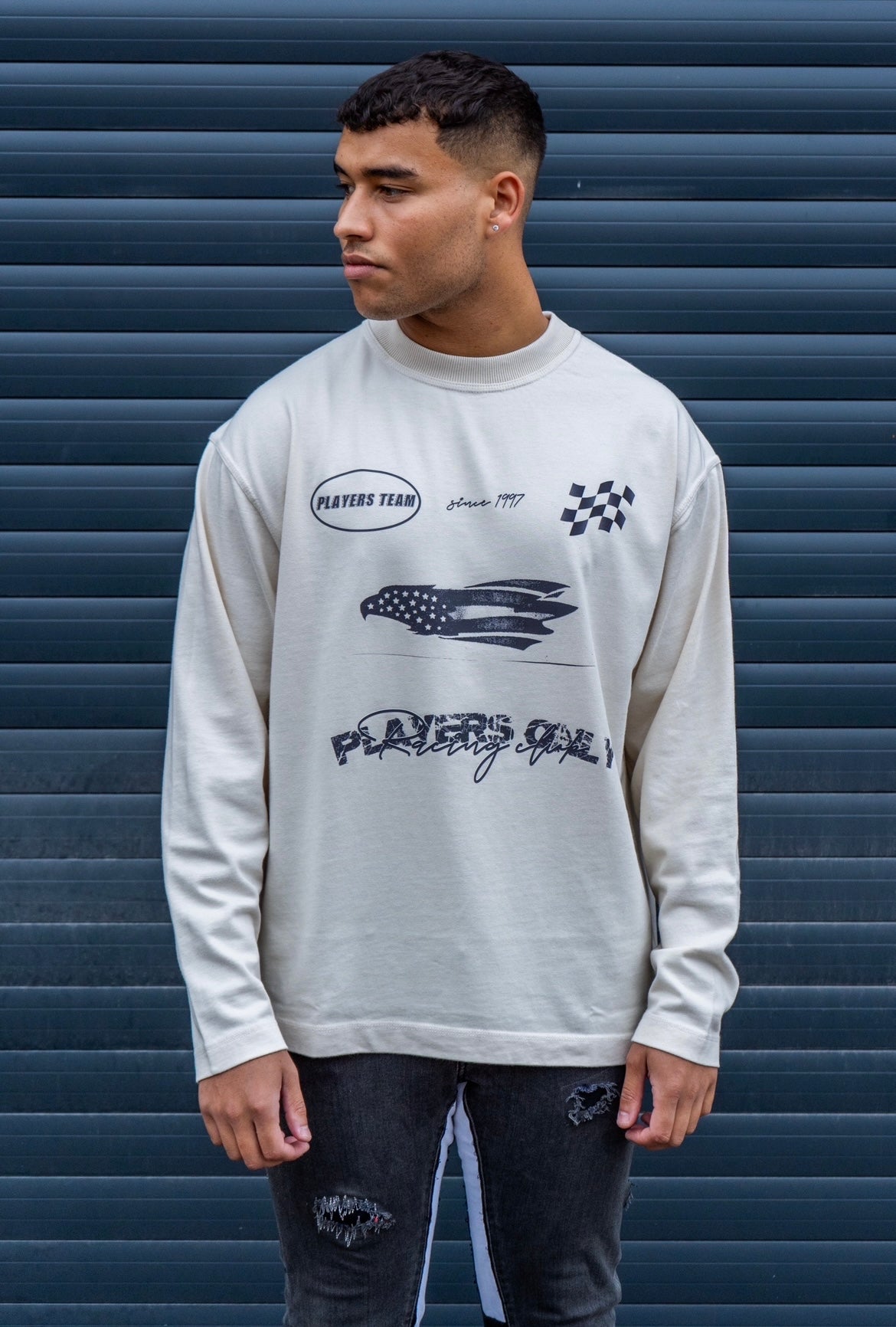 PLAYERS TEAM ECRU LONG SLEEVE