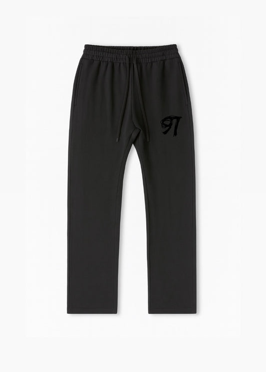 BLACKED OUT 97 EMBROIDERED SWEATPANTS