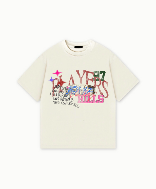 PLAYERS HILLS ECRU TEE