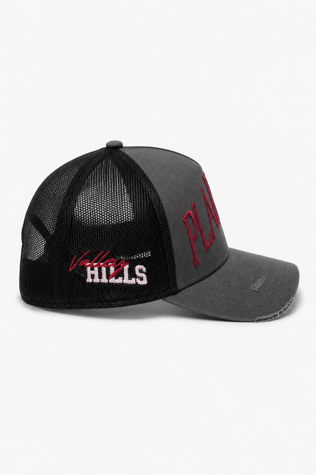 DISTRESSED PLAYERS HILLS TRUCKER
