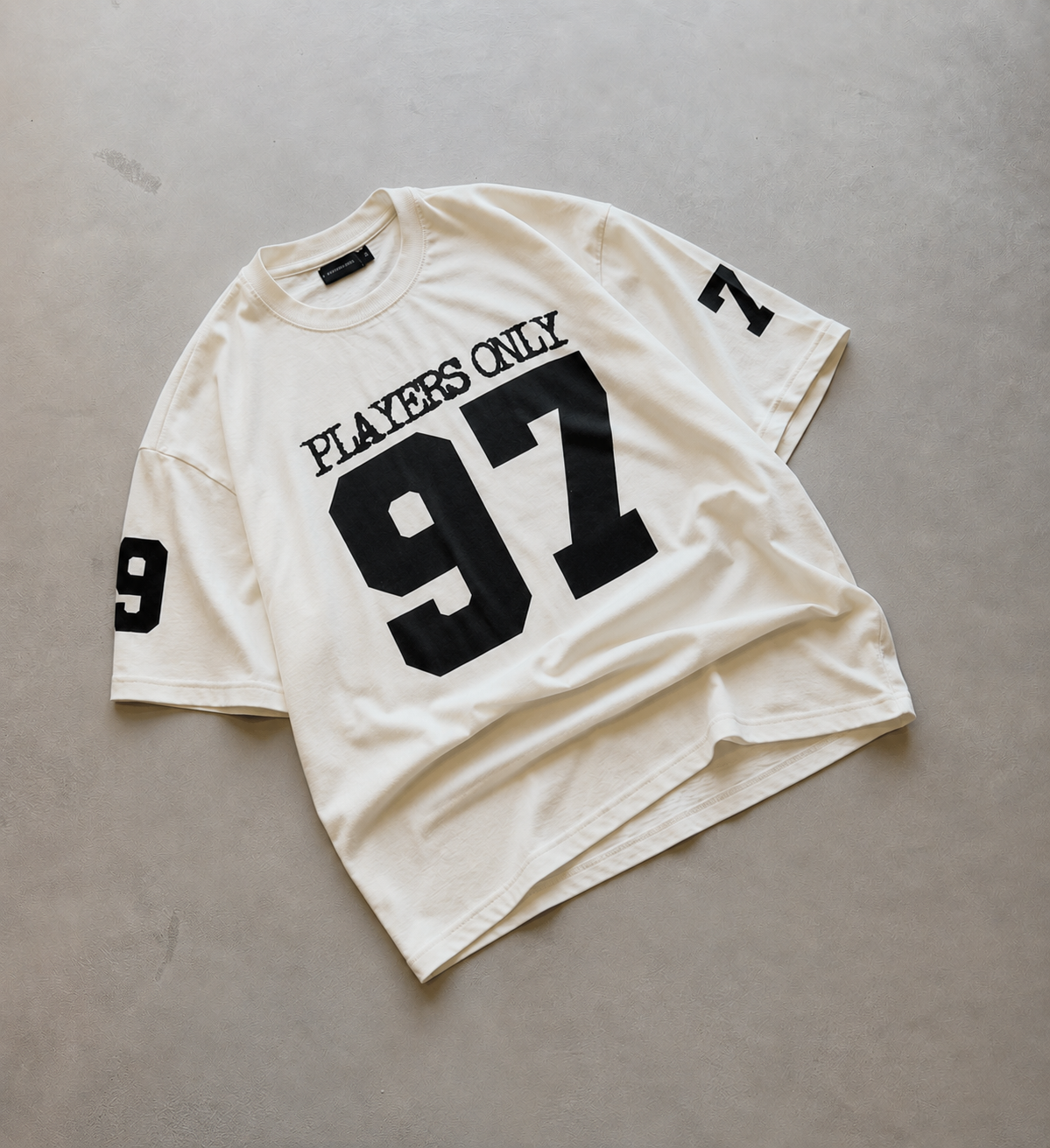 ECRU JERSEY TEE