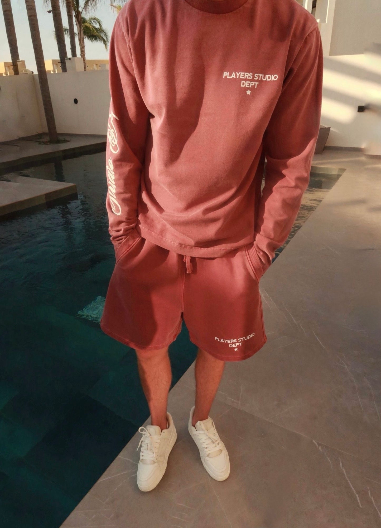 STUDO DEPT VINTAGE RED LONG SLEEVE