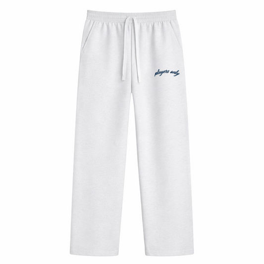 ASH GREY EMBROIDERED PANTS