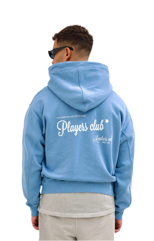 SKY BLUE PLAYERS CLUB DOUBLE ZIPPER