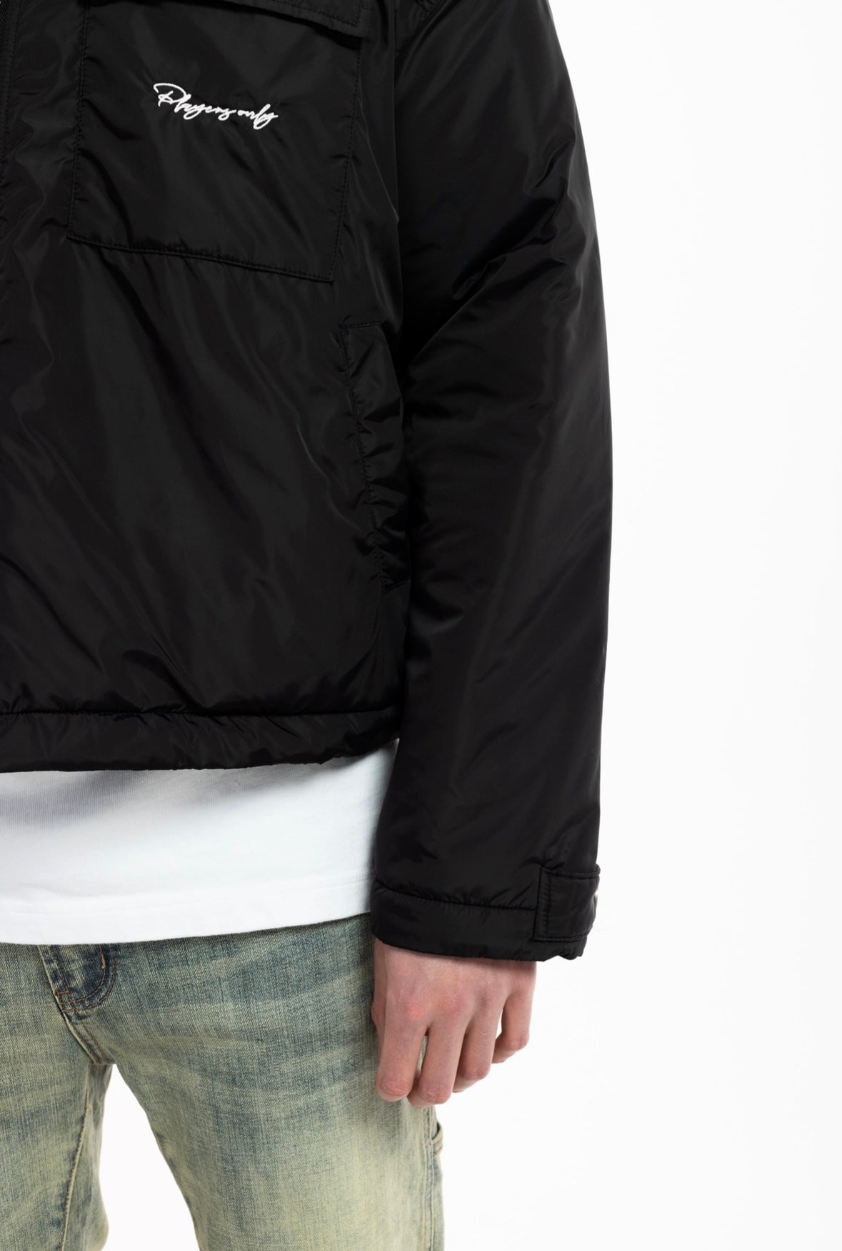 NYLON OVERSHIRT ZIPPER