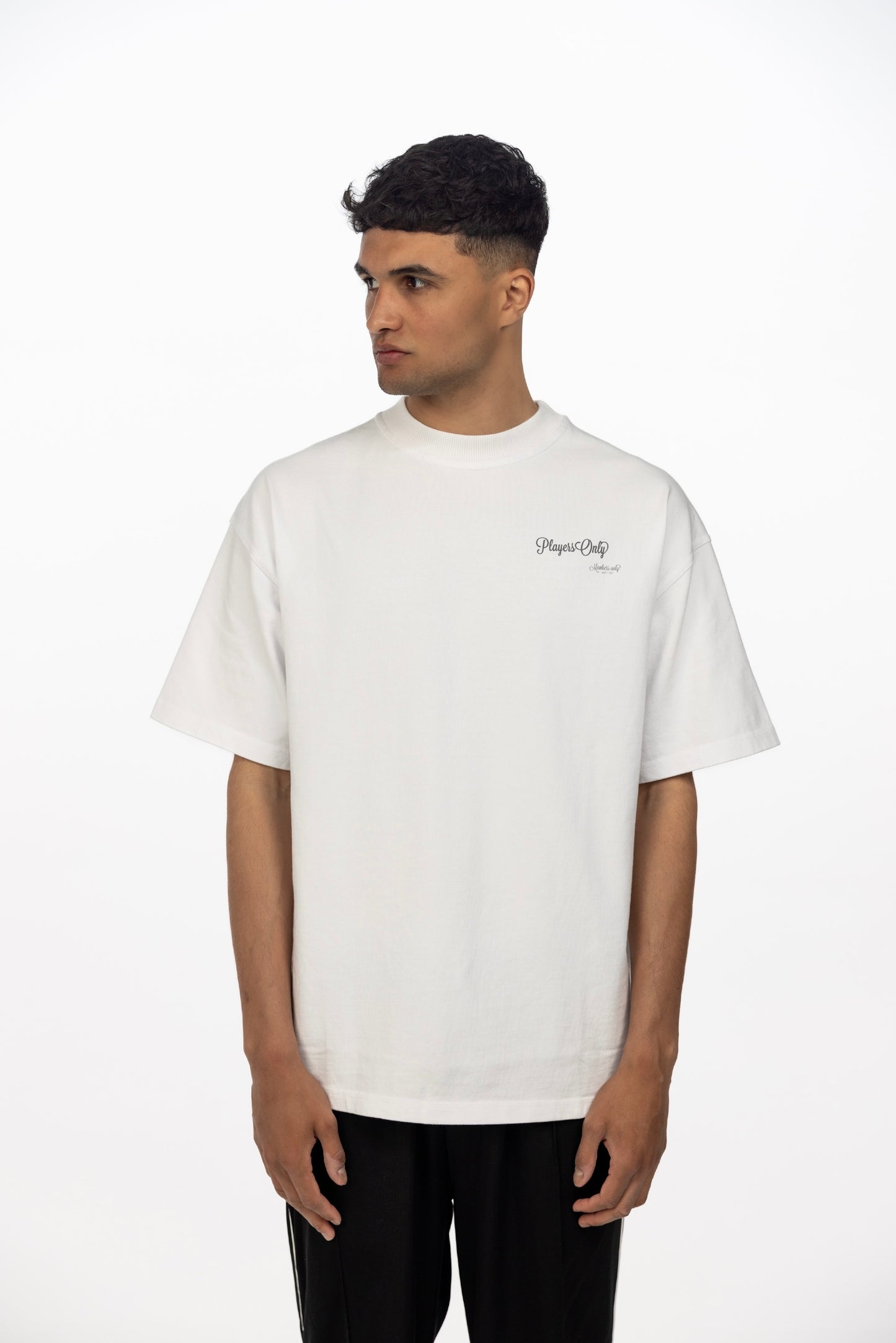 WHITE PLAYERS CLUB TEE