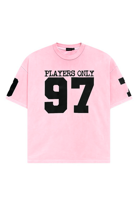 WASHED PINK JERSEY TEE