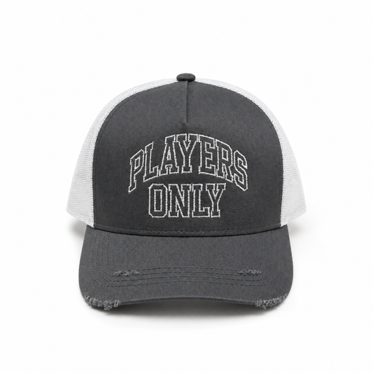 DISTRESSED VARSITY CAP