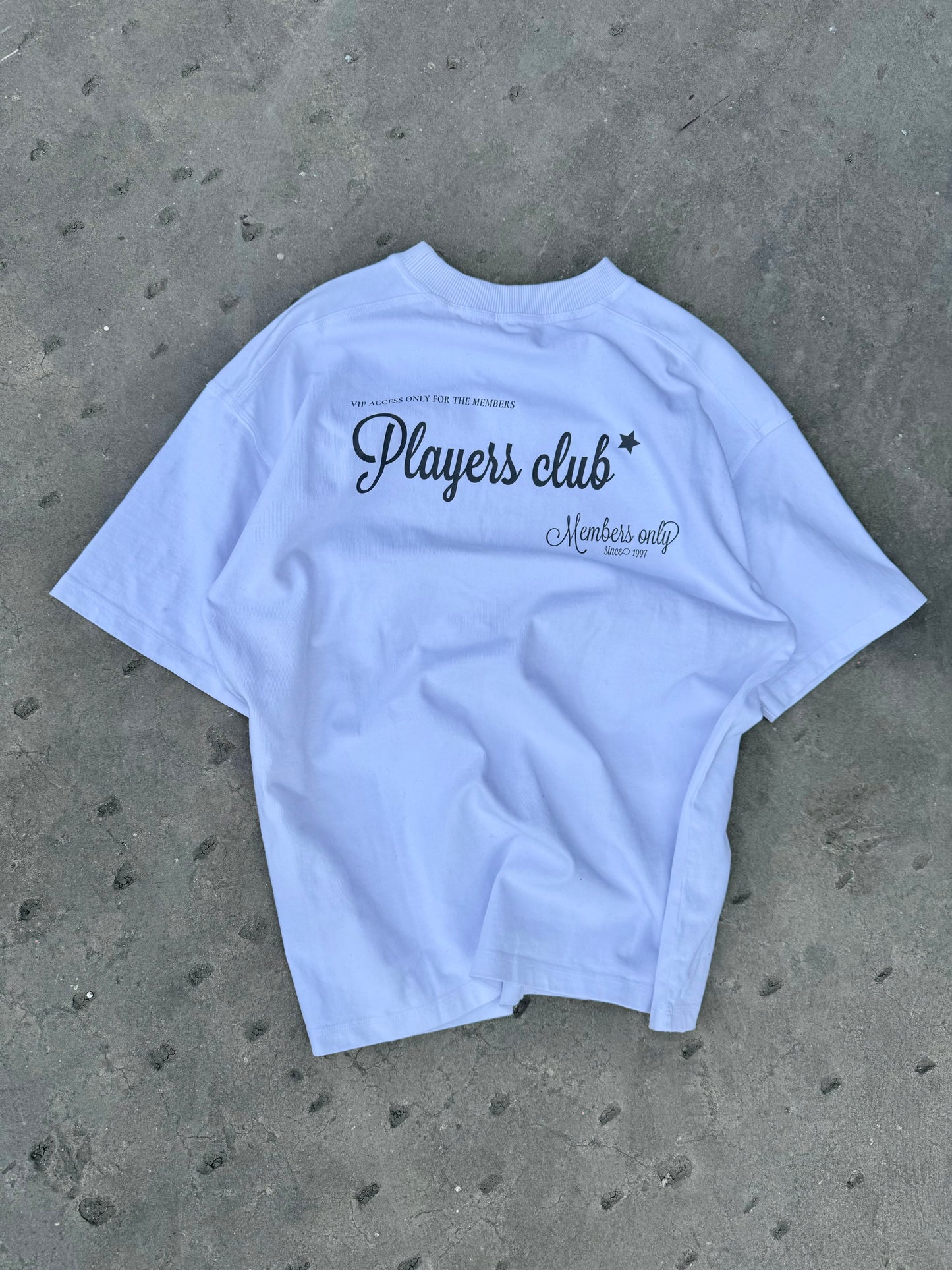 WHITE PLAYERS CLUB TEE