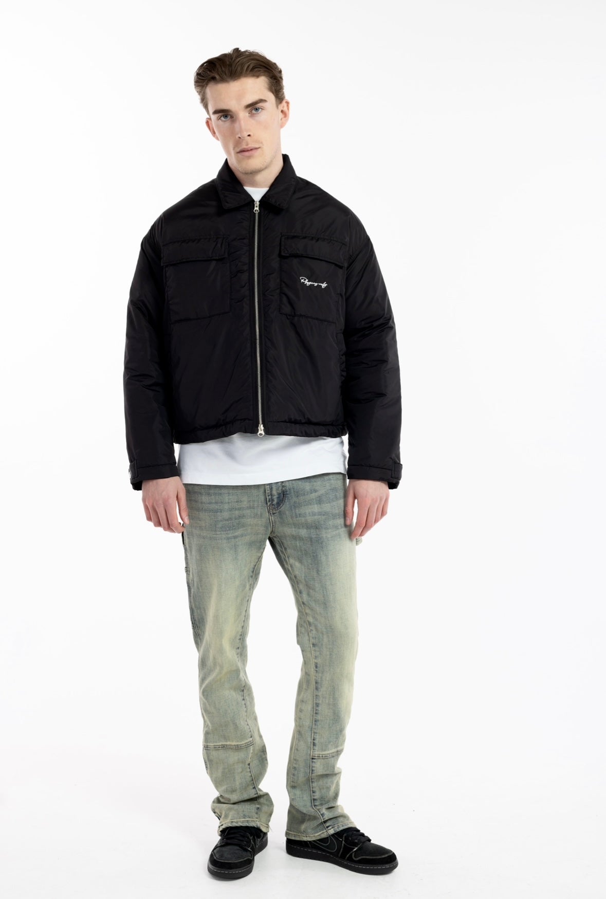 NYLON OVERSHIRT ZIPPER