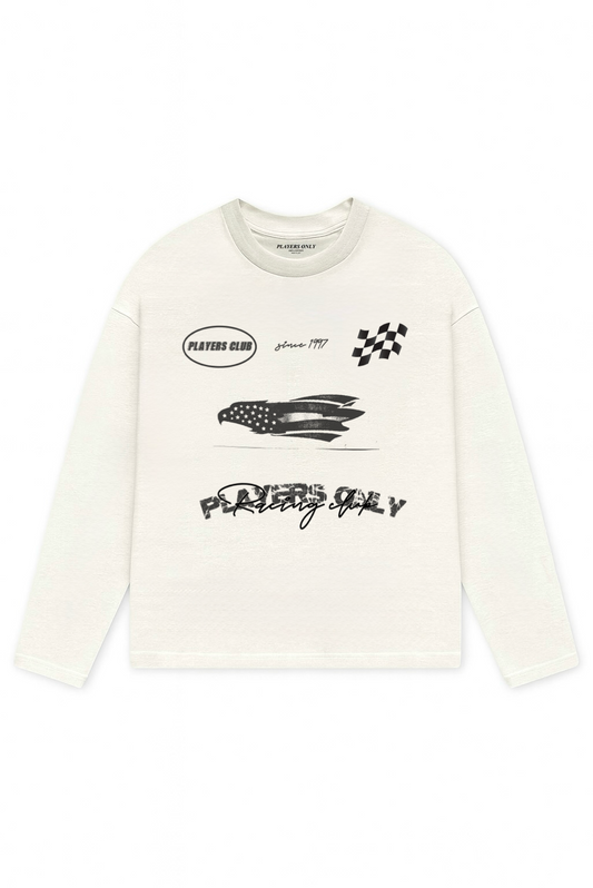 PLAYERS TEAM ECRU LONG SLEEVE