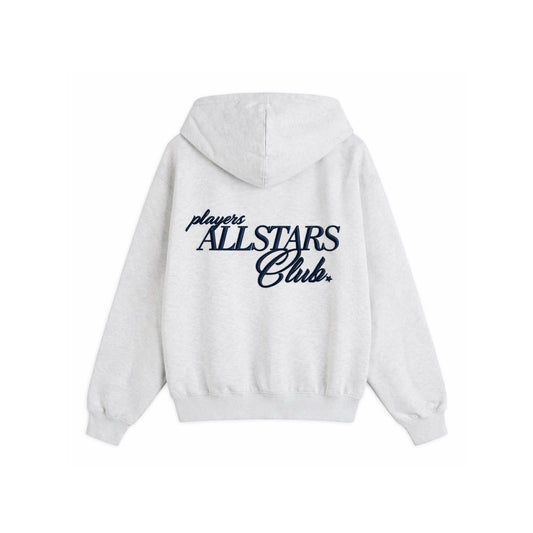 ASH GREY EMBROIDERED ZIPPER