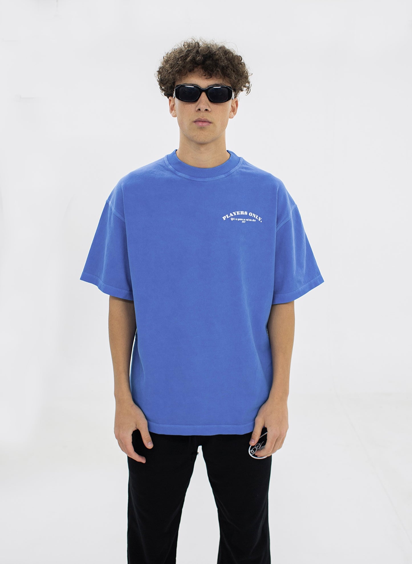 WASHED BLUE PLAYERS CLUB TEE