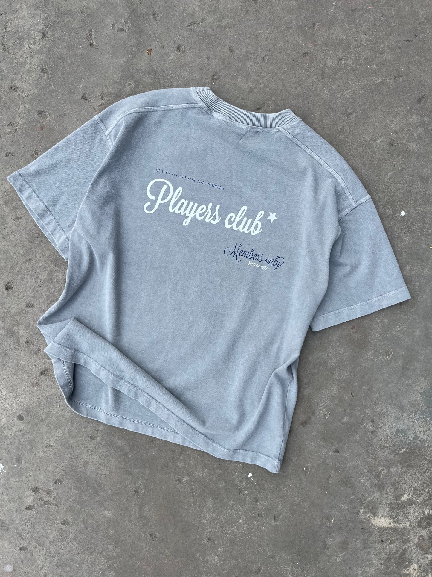 WASHED GREY MEMBERS ONLY TEE (SOLD OUT)