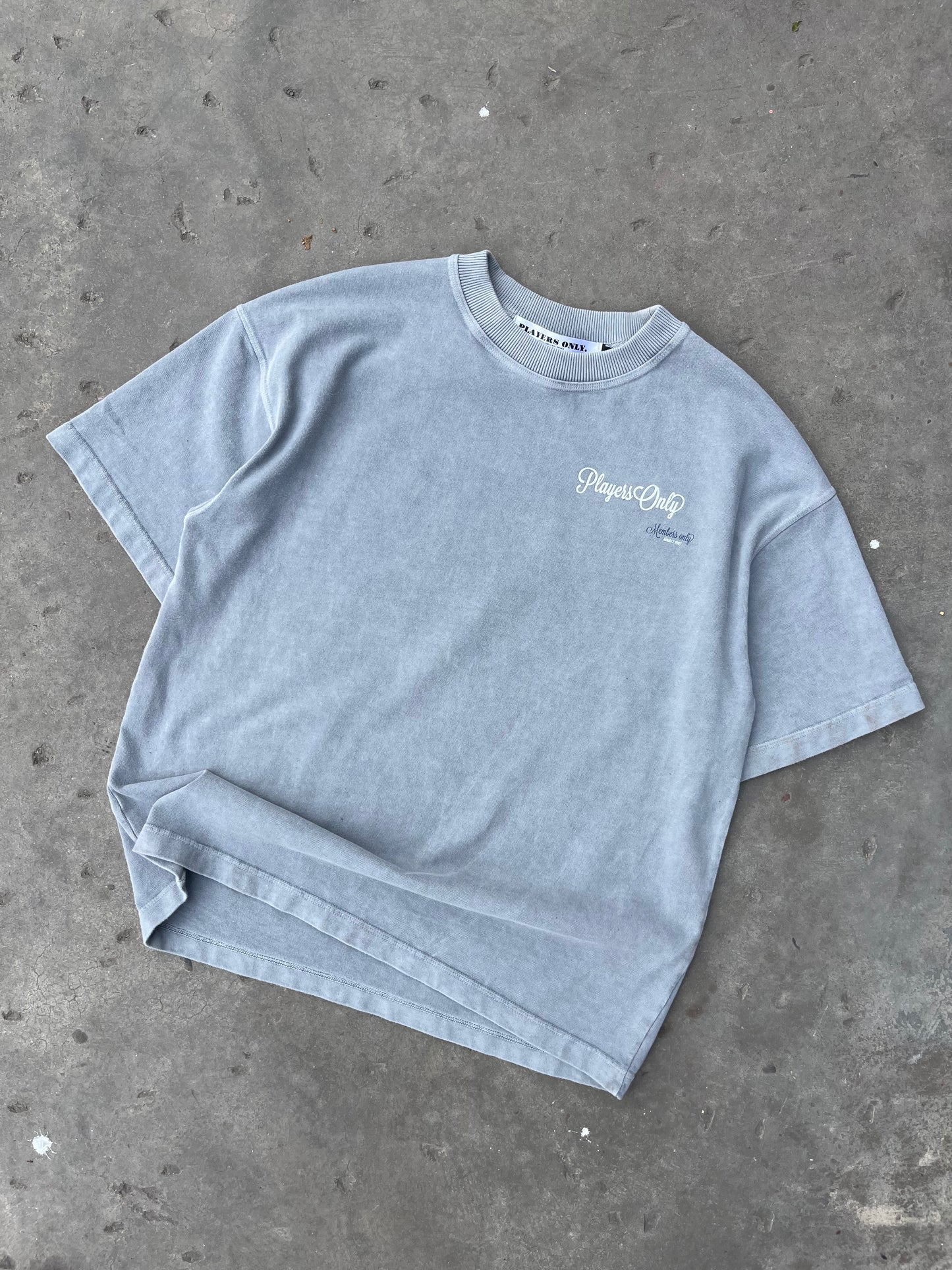 WASHED GREY MEMBERS ONLY TEE (SOLD OUT)